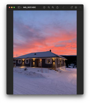 Utsikten i Sälens by